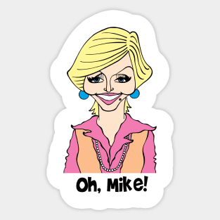 BRADY BUNCH - MRS. BRADY FAN ART Sticker